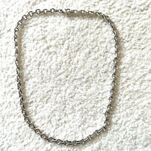 925 Tiffany & Co Doughnut Necklace 16”